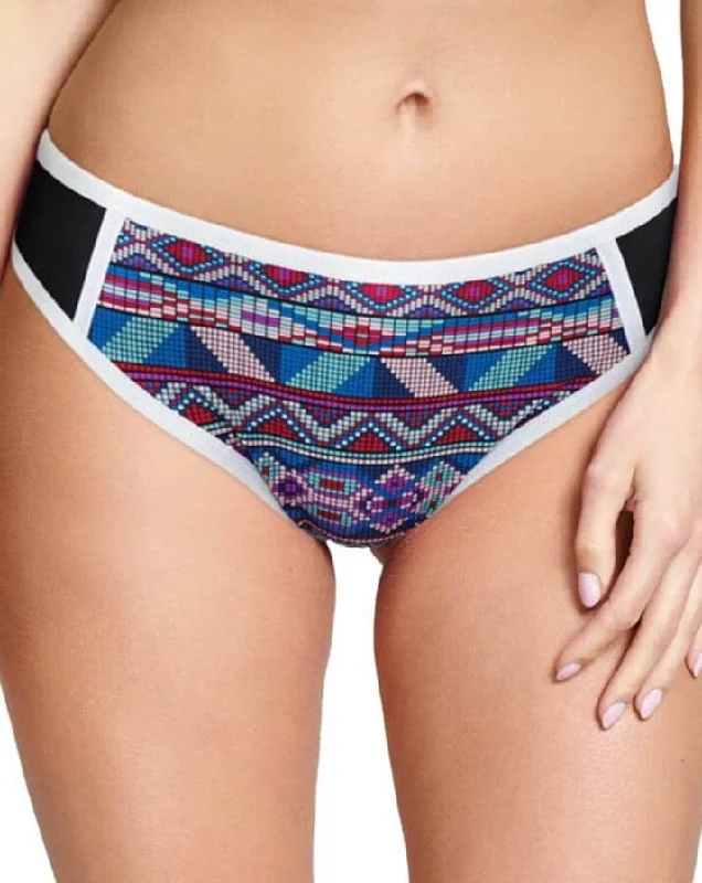 String bikini for a minimalistic and sexy beach stylePanache Swimwear Ayanna Classic Pant - Blue Multi String bikini for a minimalistic and sexy beach stylePanache Swimwear Ayanna Classic Pant - Blue Multi