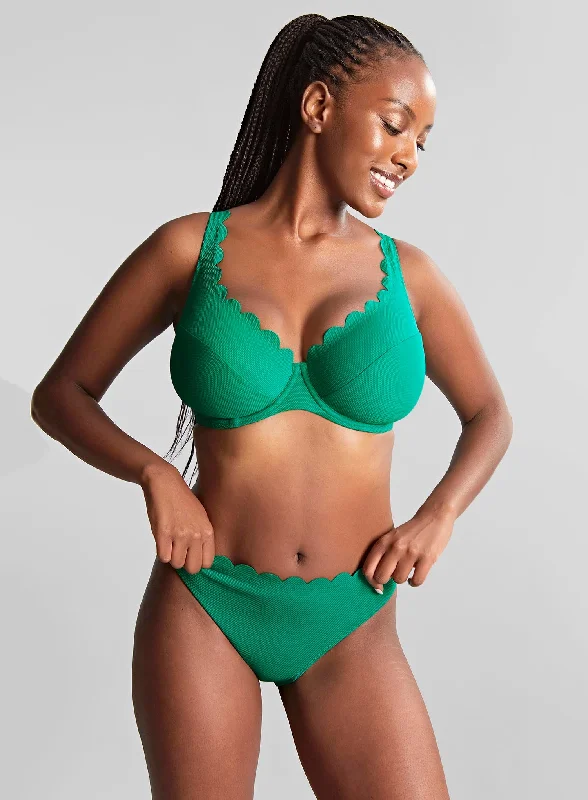Tie - side bikini bottoms for an adjustable and stylish fitPanache Swimwear: Spirit Classic Brief Verde Tie - side bikini bottoms for an adjustable and stylish fitPanache Swimwear: Spirit Classic Brief Verde