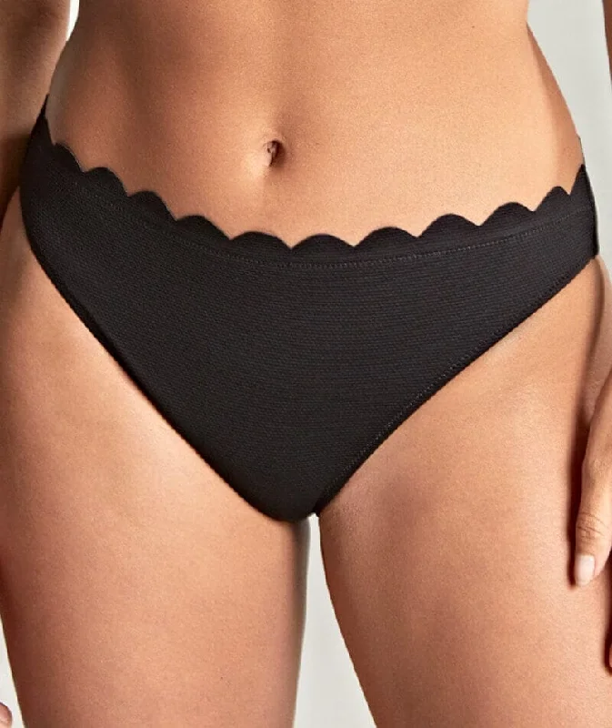 Lace - trimmed bikini for an elegant and romantic touchPanache Swimwear Spirit Classic Pant - Black Lace - trimmed bikini for an elegant and romantic touchPanache Swimwear Spirit Classic Pant - Black