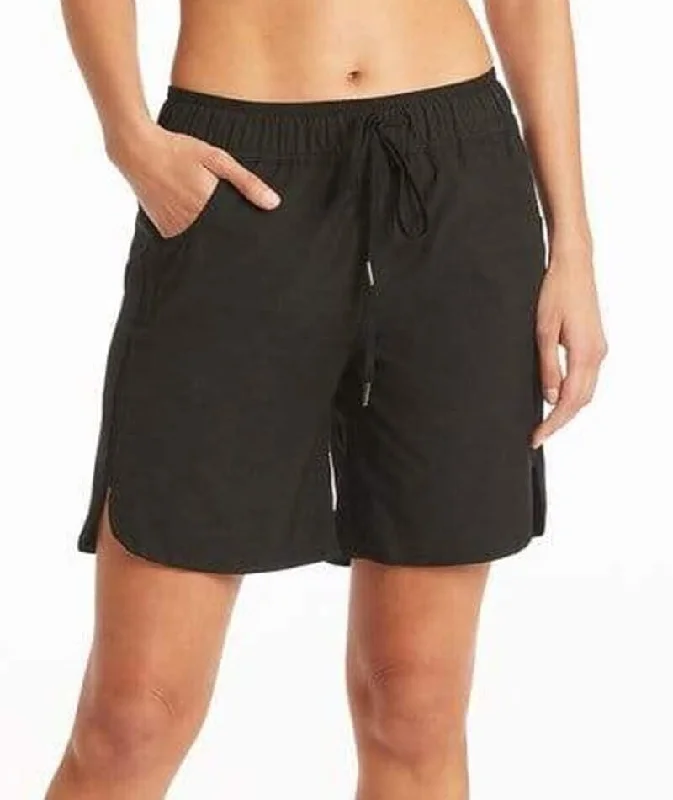 Plus - size bikini with full - coverage options for comfort and confidenceSea Level Eco Essentials 7" Swim Boardshort - Black