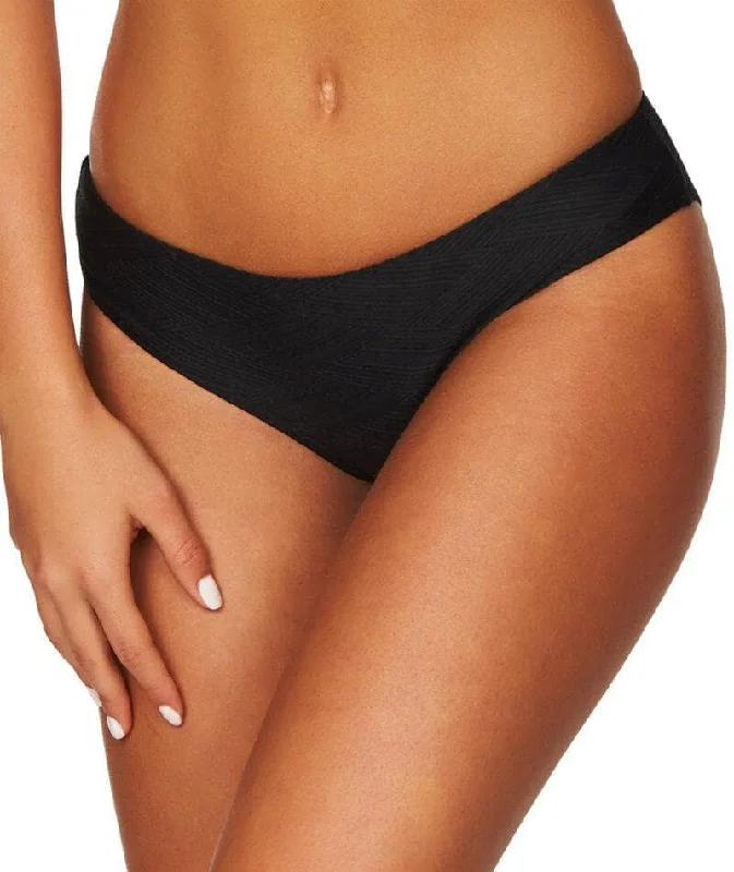 Push - up bikini top to enhance the bust for a confident beach appearanceSea Level Majorca Hipster Bikini Brief - Black