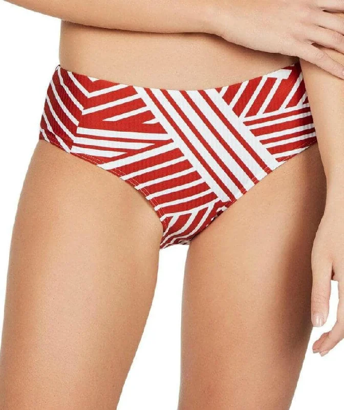 Sustainable bikini made from recycled materials for eco - conscious beachgoersSea Level Vionette Mid Bikini Brief - Tuscan Sun Sustainable bikini made from recycled materials for eco - conscious beachgoersSea Level Vionette Mid Bikini Brief - Tuscan Sun