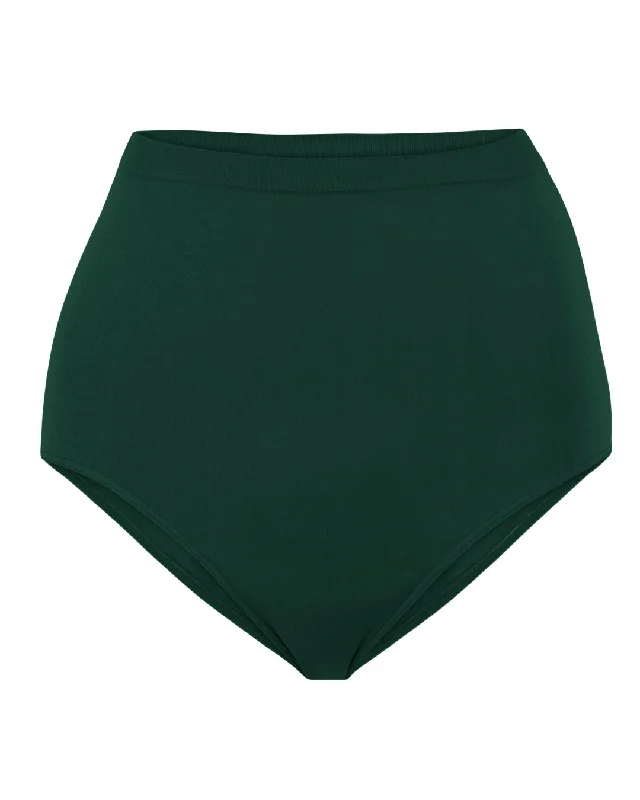 Ruched bikini with fabric gathers for a slimming effectTRANQUIL Bikini Bottoms | Dark Green Ruched bikini with fabric gathers for a slimming effectTRANQUIL Bikini Bottoms | Dark Green
