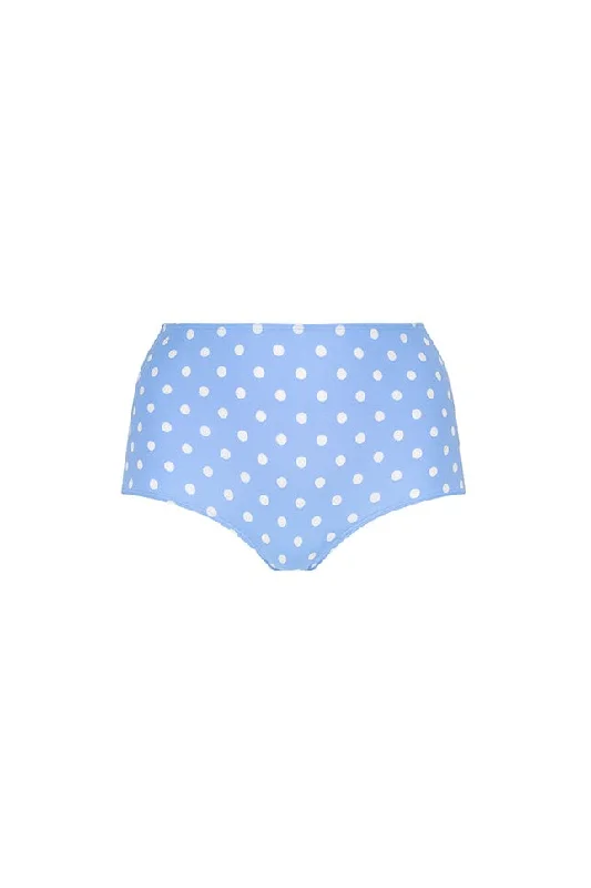 Lace - trimmed bikini for an elegant and romantic touchVintage Dots Chlorine Resistant High Waisted Bikini Bottoms Lace - trimmed bikini for an elegant and romantic touchVintage Dots Chlorine Resistant High Waisted Bikini Bottoms